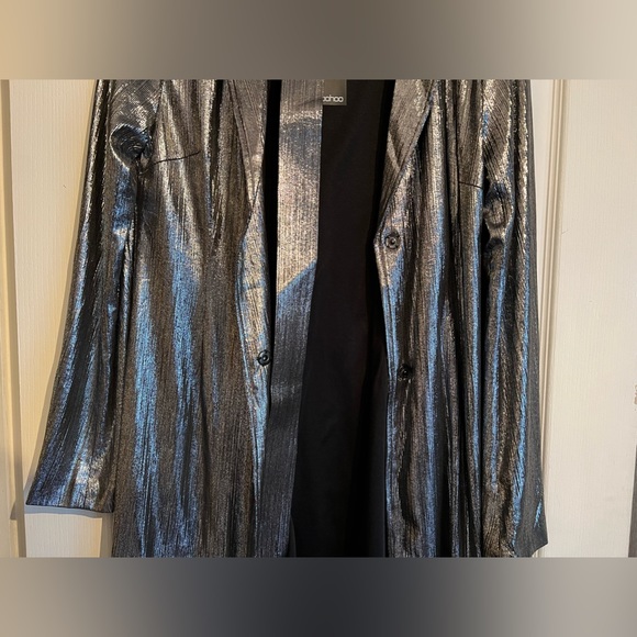 Boohoo Metallic Blazer Dress . Size 10. - Picture 2 of 5